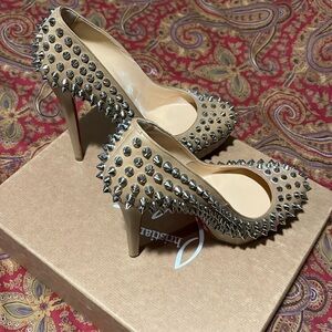Christian Louboutin, Bianca spikes 140 Napa